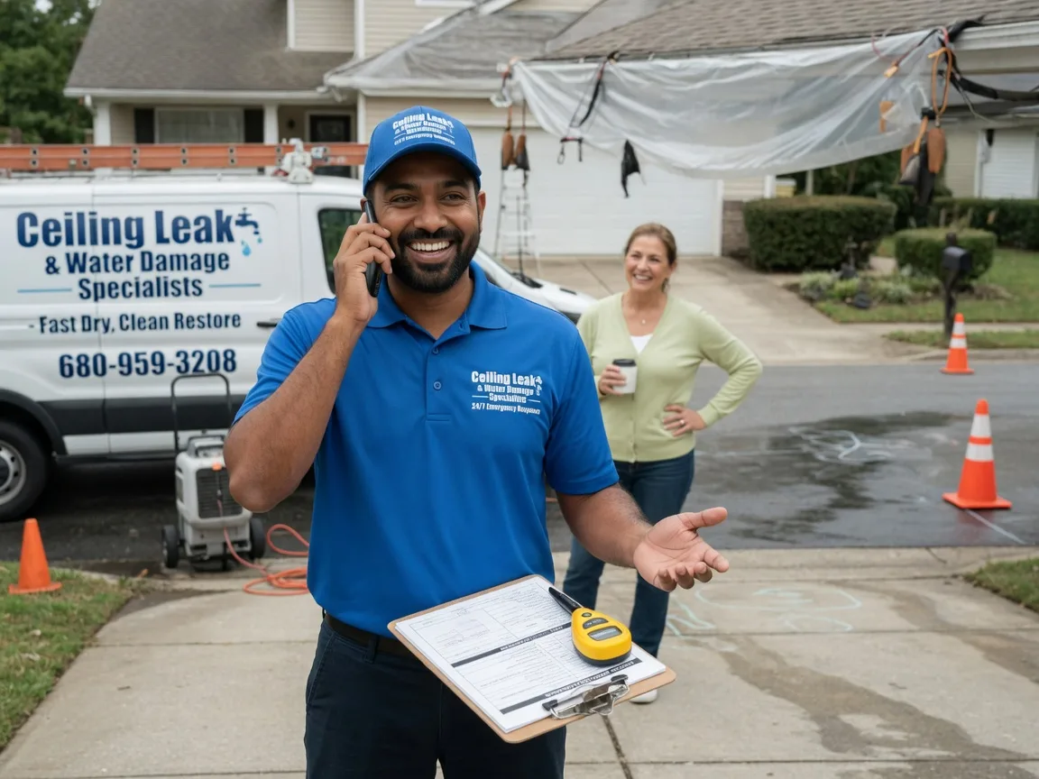 Ceiling Leak Cleanup Salina, UT FAQs